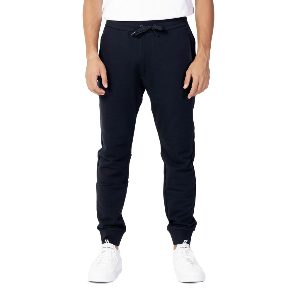 Armani Exchange Blue Cotton Joggers (Workout Pants) Armani Exchange