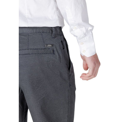 Armani Exchange Blue Cotton Shorts Armani Exchange