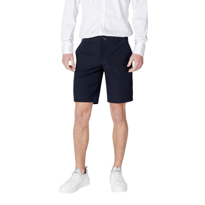 Armani Exchange Blue Polyamide Bermuda Shorts Armani Exchange