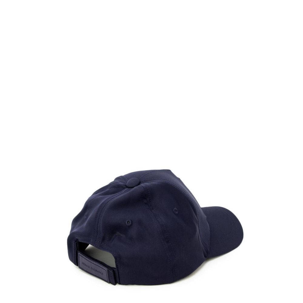 Armani Exchange Blue Polyester Cap (Baseball Hat) Armani Exchange
