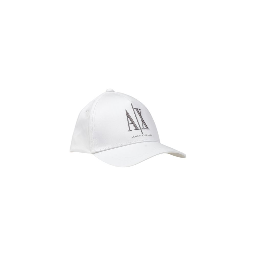 Armani Exchange White Cotton Cap (Baseball Hat) Armani Exchange