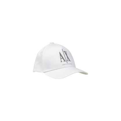 Armani Exchange White Cotton Cap (Baseball Hat) Armani Exchange