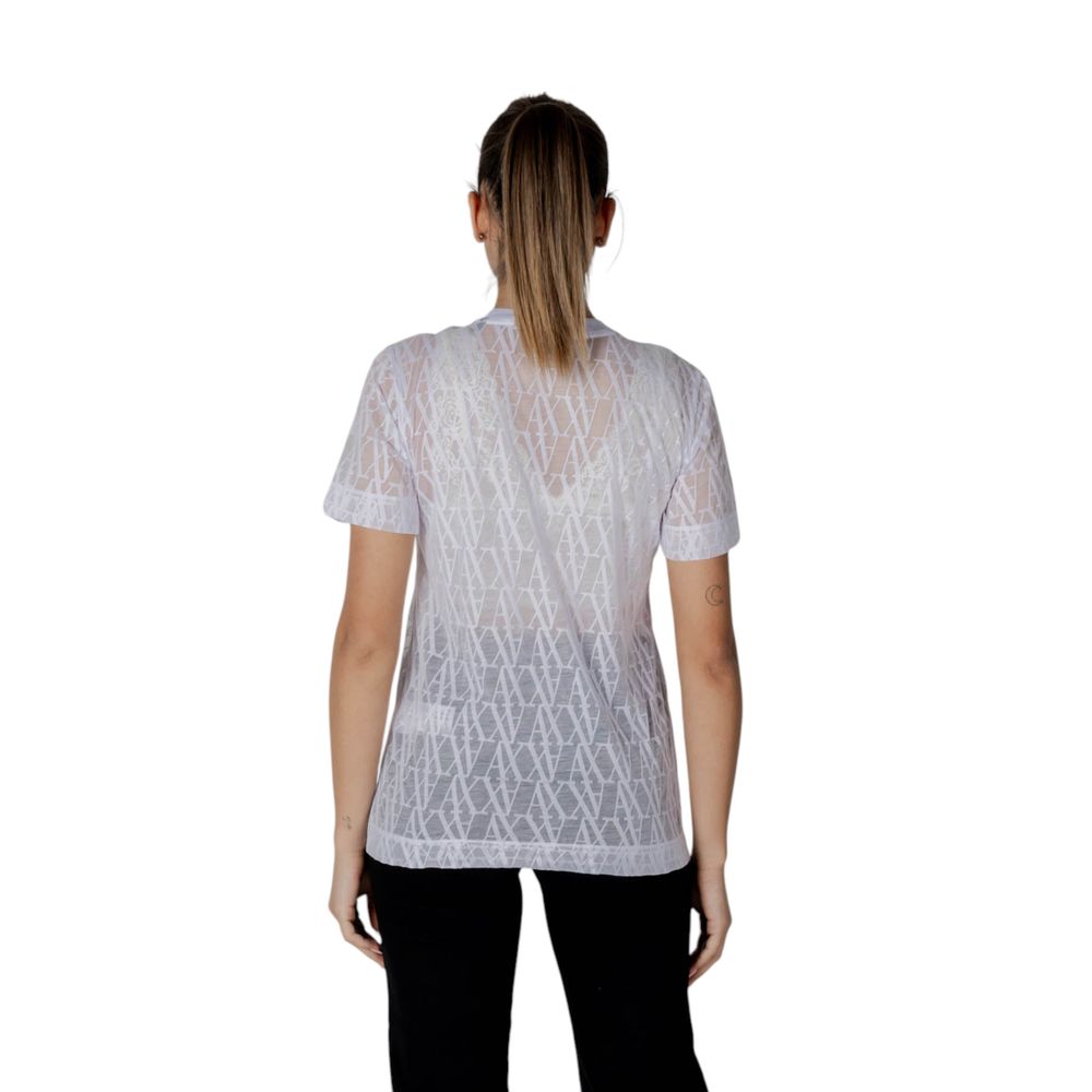 Armani Exchange White Polyester T-Shirt Armani Exchange