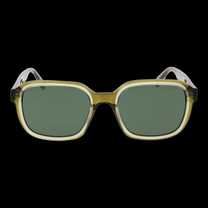 Front view of BENETTON MOD. BE5071 52558 gent sunglasses with green lenses.