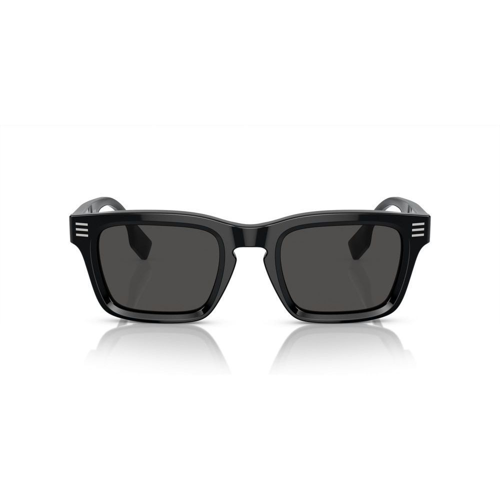 BURBERRY MOD. BE 4403 acetate sunglasses for gentlemen in black front view.