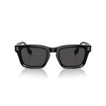 BURBERRY MOD. BE 4403 acetate sunglasses for gentlemen in black front view.
