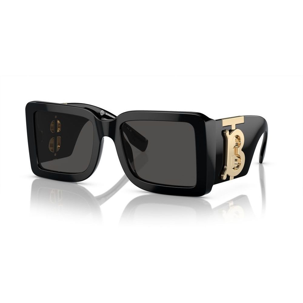 BURBERRY MOD. BE 4406U sunglasses for ladies, acetate material, stylish black design with gold accents