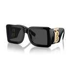 BURBERRY MOD. BE 4406U sunglasses for ladies, acetate material, stylish black design with gold accents