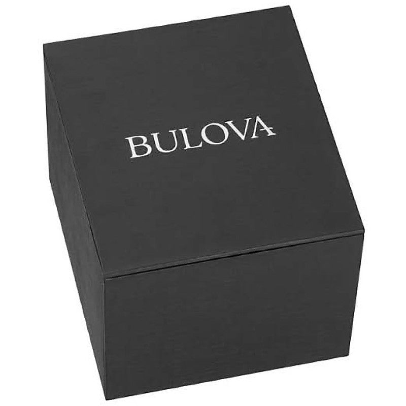 BULOVA MOD. 96B445 watch box, sleek black design