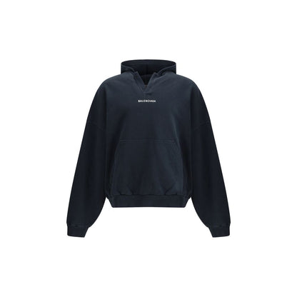 Balenciaga Black Cotton Sweatshirt