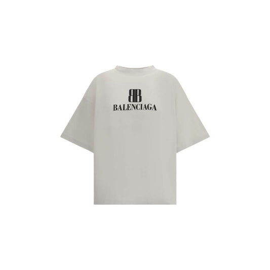 Balenciaga Gray Cotton T-Shirt
