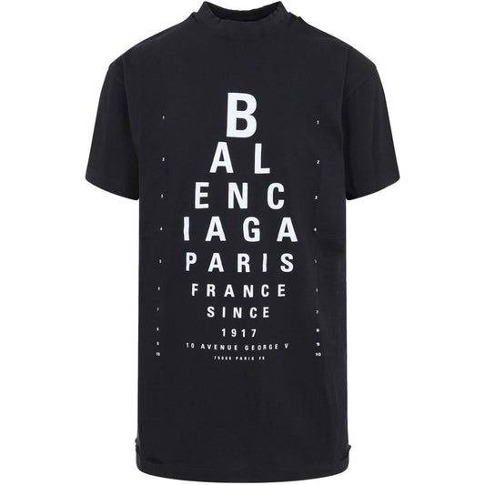 Balenciaga T-shirts and Polos Black Topwear