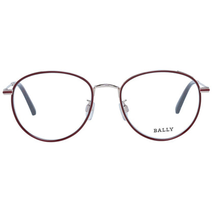 Bally Burgundy Metal Glasses (Frames) Bally
