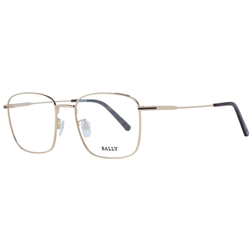 Bally Gold Metal Glasses (Frames) Bally
