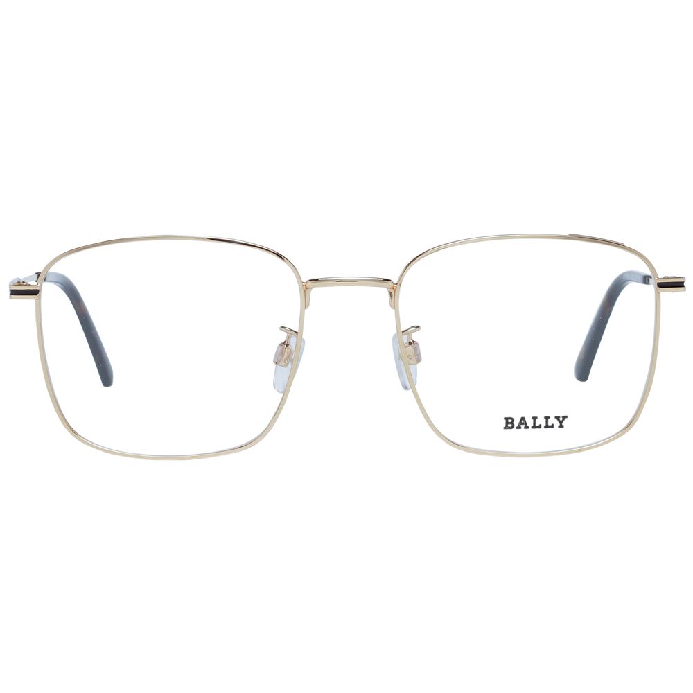 Bally Gold Metal Glasses (Frames) Bally