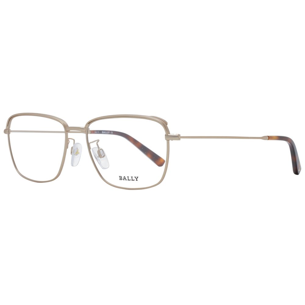 Bally Rose Gold Metal Glasses (Frames) Bally