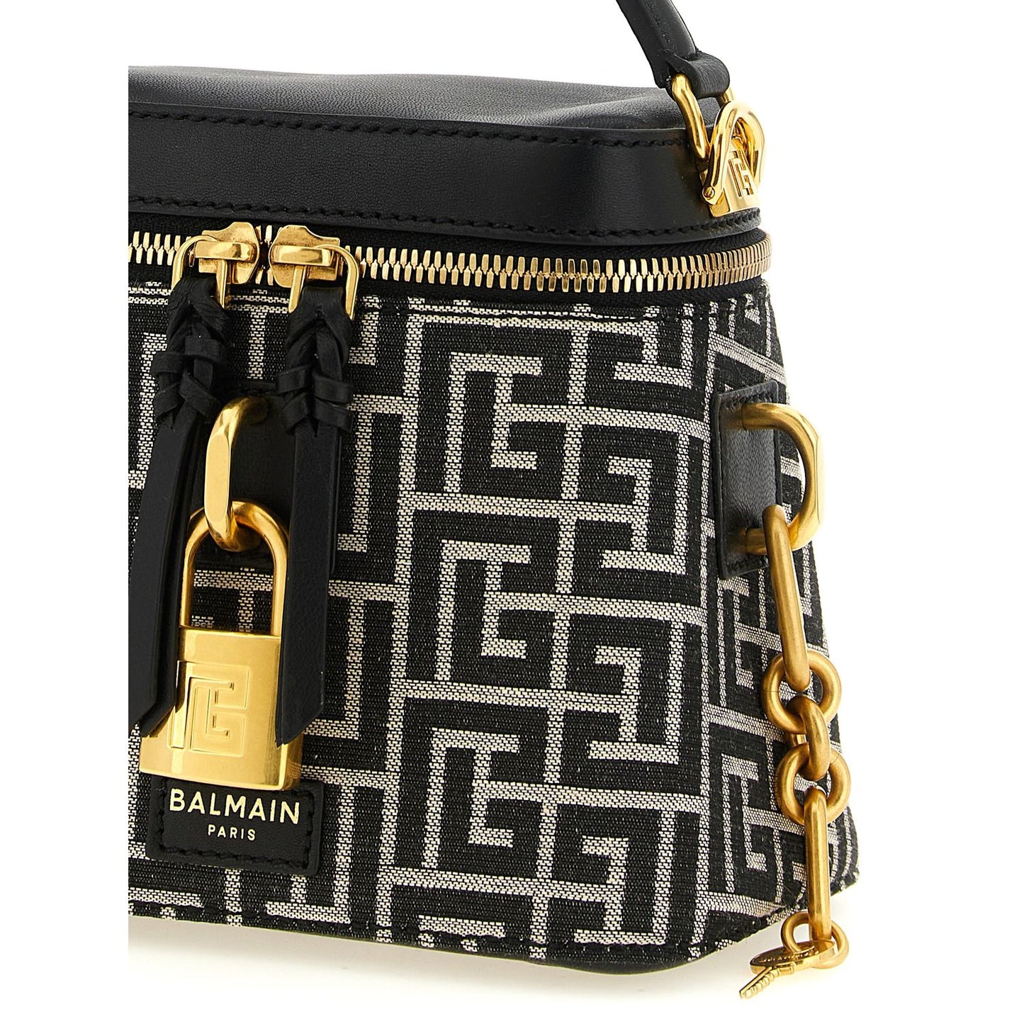 Balmain Bicolor Polyester Handbag