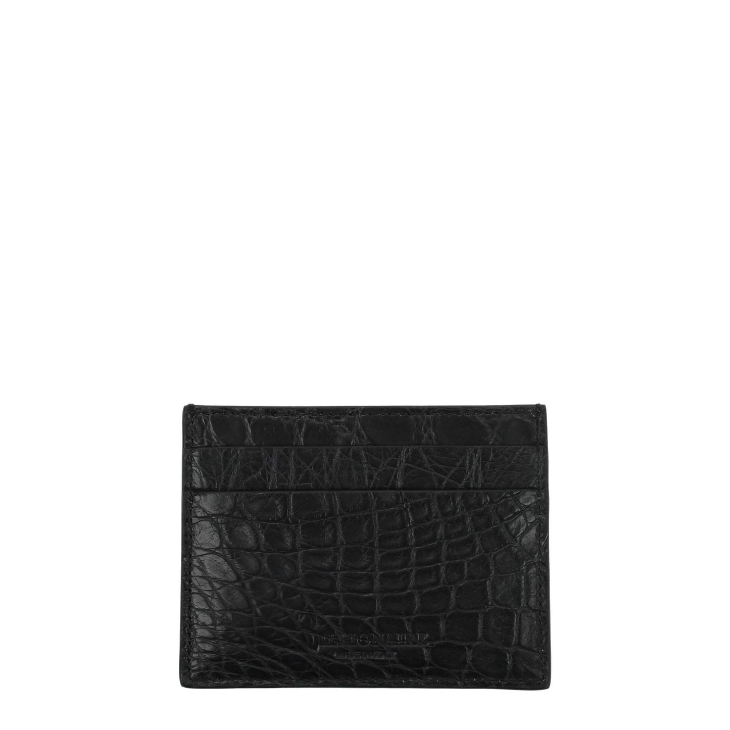 Billionaire Italian Couture Black Crocodile Cardholder Billionaire Italian Couture