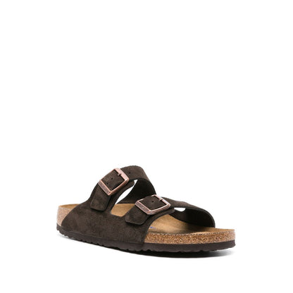 Birkenstock Arizona buckled suede sandals Sandals