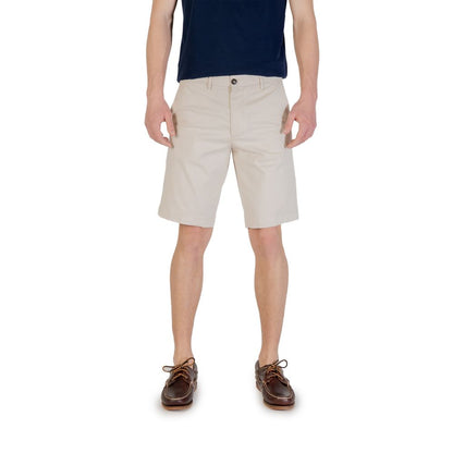 Borghese Bicolor Cotton Bermuda Shorts Borghese