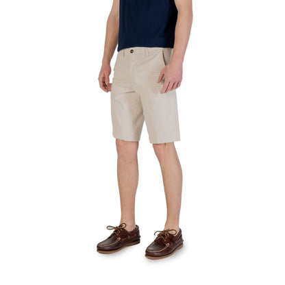 Borghese Bicolor Cotton Bermuda Shorts Borghese