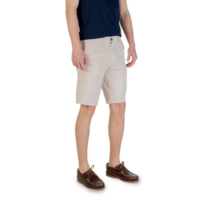 Borghese Bicolor Cotton Bermuda Shorts Borghese