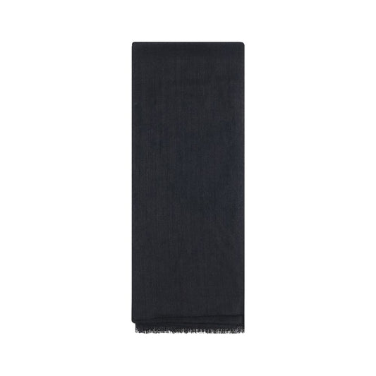 Brunello Cucinelli Black Cashmere Scarf Brunello Cucinelli