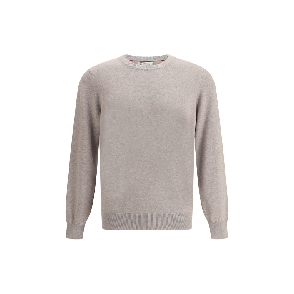 Brunello Cucinelli Brown Cashmere Cashmere Sweater Brunello Cucinelli