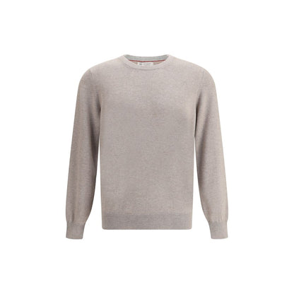 Brunello Cucinelli Brown Cashmere Cashmere Sweater Brunello Cucinelli