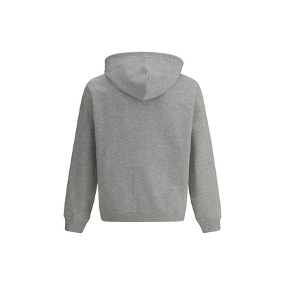 Brunello Cucinelli Gray Cotton Hoodie Brunello Cucinelli