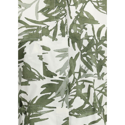 Brunello Cucinelli Multicolor Cotton Pattern Shirt Brunello Cucinelli