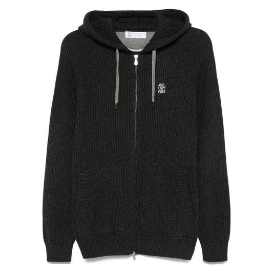 Brunello Cucinelli Sweaters Grey Topwear