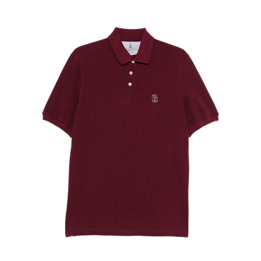 Brunello Cucinelli T-shirts and Polos Red Topwear