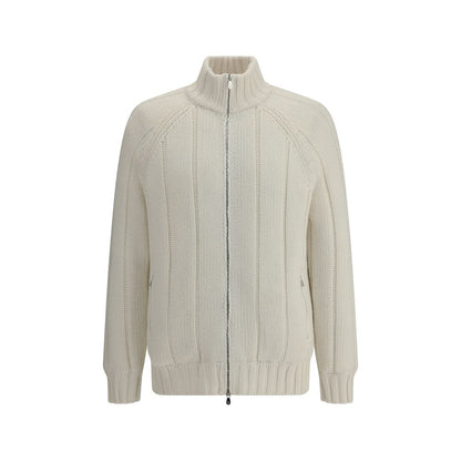 Brunello Cucinelli White Cashmere Coat Brunello Cucinelli