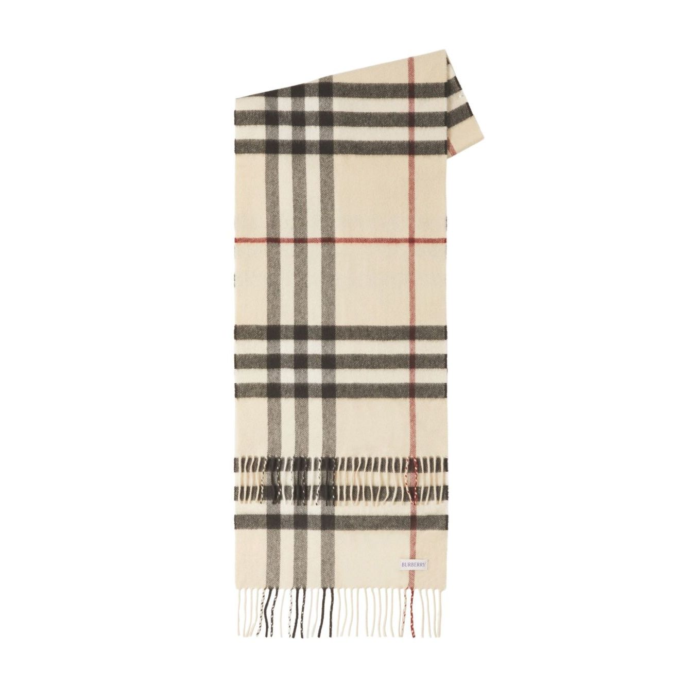 Burberry Check cashmere scarf