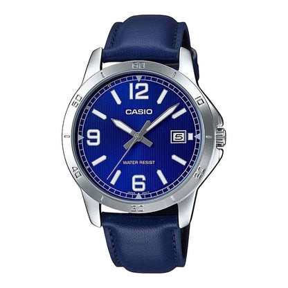 CASIO COLLECTION Mod. CASUAL DATE. LEATHER - BLUE CASIO COLLECTION & VINTAGE