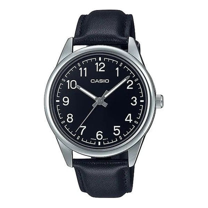 CASIO COLLECTION Mod. CASUAL. LEATHER - BLACK CASIO COLLECTION & VINTAGE