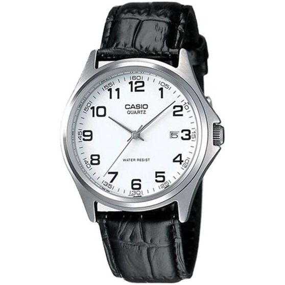 CASIO COLLECTION Mod. DATE - LEATHER. WHITE CASIO COLLECTION & VINTAGE