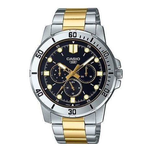 CASIO COLLECTION Mod. DIVER MULTIFUCTION STEEL&GOLD - BLACK CASIO COLLECTION & VINTAGE