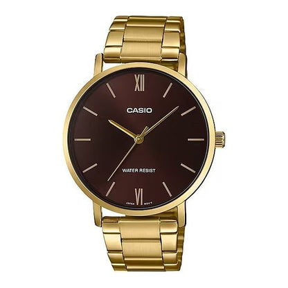 CASIO COLLECTION Mod. MINIMAL GOLD - BROWN CASIO COLLECTION & VINTAGE