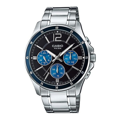 CASIO COLLECTION Mod. MULTIFUNCTION CALENDAR - BLACK & BLUE CASIO COLLECTION & VINTAGE