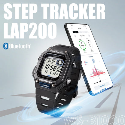 CASIO COLLECTION Mod. STEP TRACKER LAP 200 - BLACK CASIO COLLECTION & VINTAGE