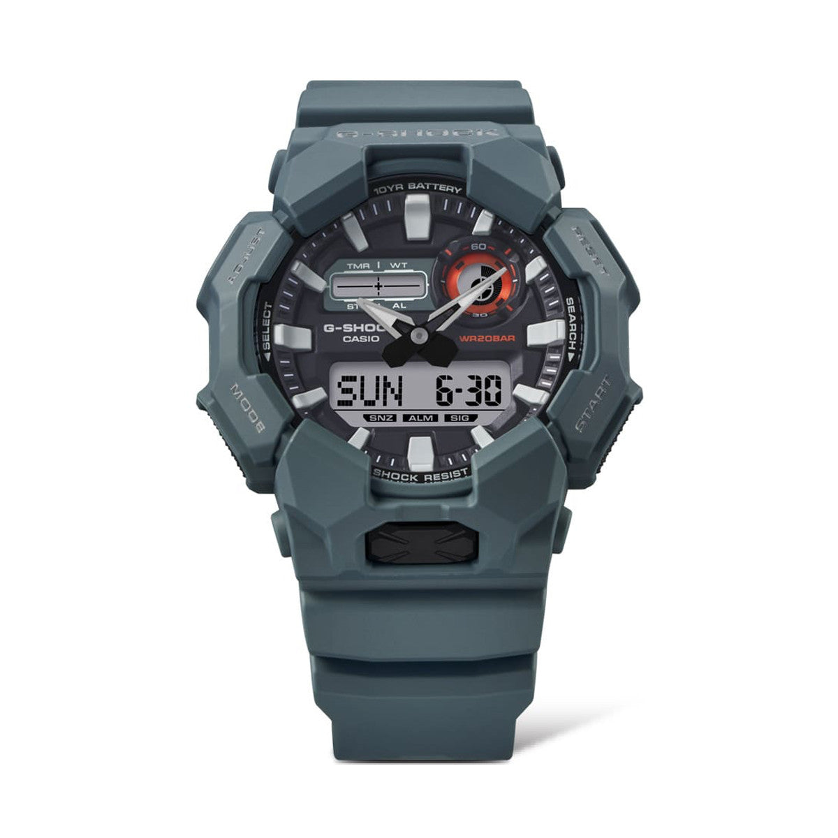 CASIO G-SHOCK Mod. NEW RUGGED BASIC Analog-Digital 10-Year Battery CASIO G-SHOCK