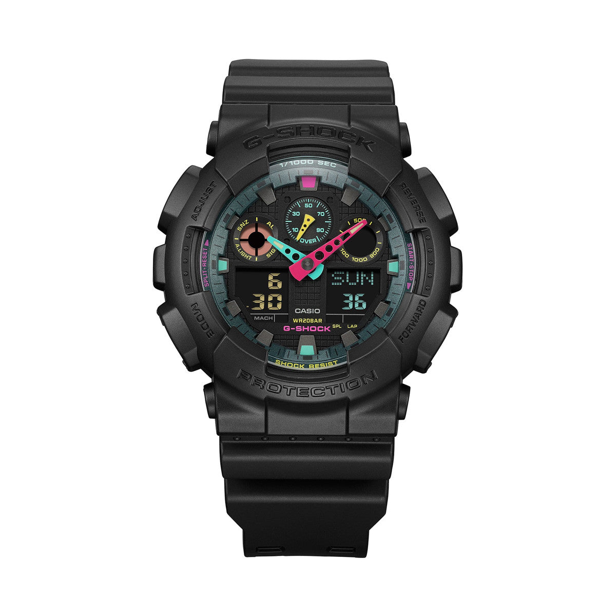 CASIO G-SHOCK Mod. OVERSIZE - MATTE FLUO SERIE - BLACK