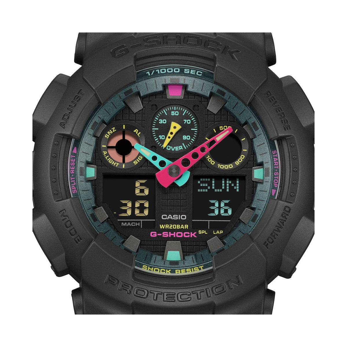 CASIO G-SHOCK Mod. OVERSIZE - MATTE FLUO SERIE - BLACK