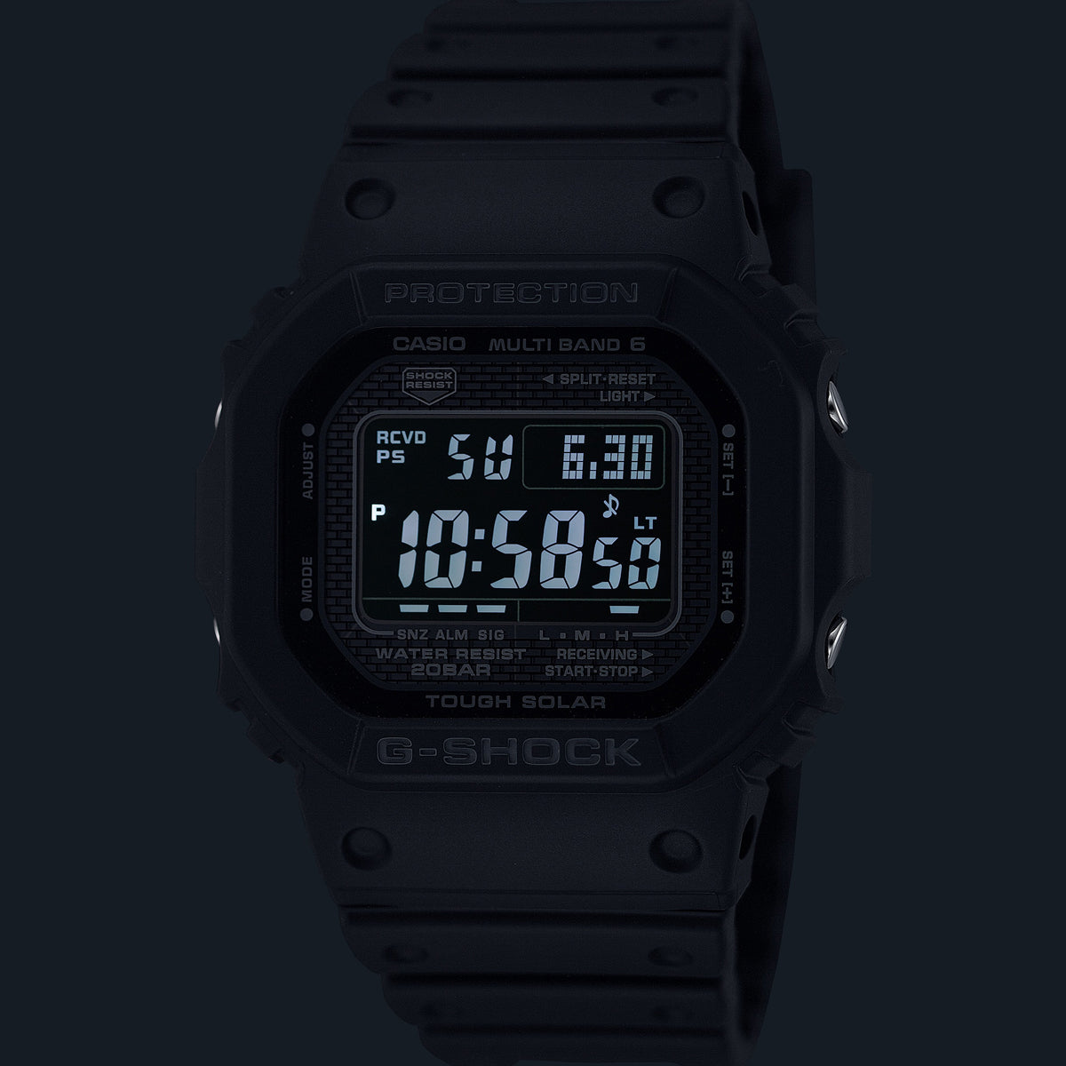 CASIO G-SHOCK Mod. THE NEW ORIGIN Multiband 6 - TOUGH SOLAR - FULL BLACK CASIO G-SHOCK