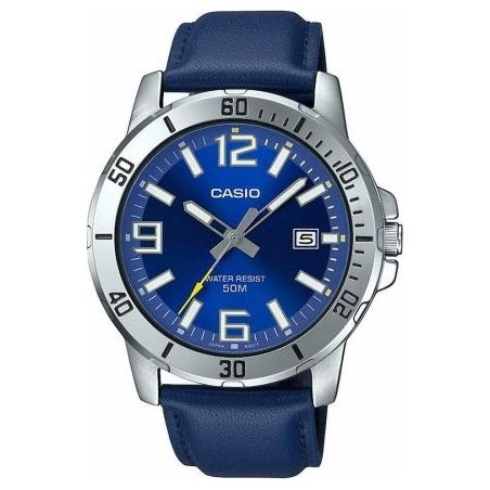 CASIO SPORT COLLECTION Mod. DIVER 50M LEATHER - BLUE CASIO COLLECTION & VINTAGE