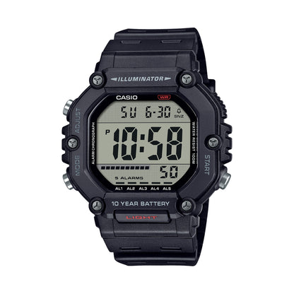 CASIO SPORT COLLECTION Mod. OVERSIZE 10 YEARS BATTERY - BLACK