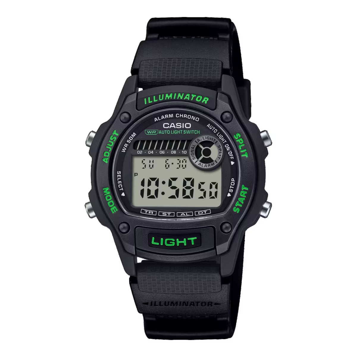 CASIO SPORT Mod. TIMELESS COLLECTION - BLACK - GREEN CASIO COLLECTION & VINTAGE
