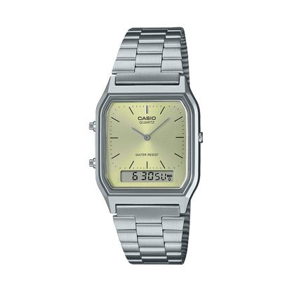 CASIO VINTAGE Mod. EDGY COLLECTION SUNRAY DIAL - GREEN LEMON CASIO COLLECTION & VINTAGE